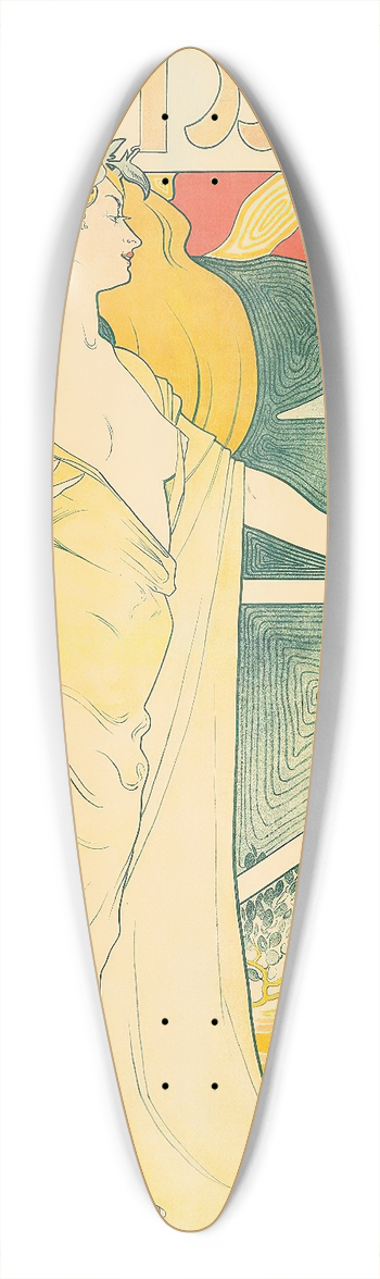 Arthur Foache - Clment 39.3 inch art pintail longboard deck