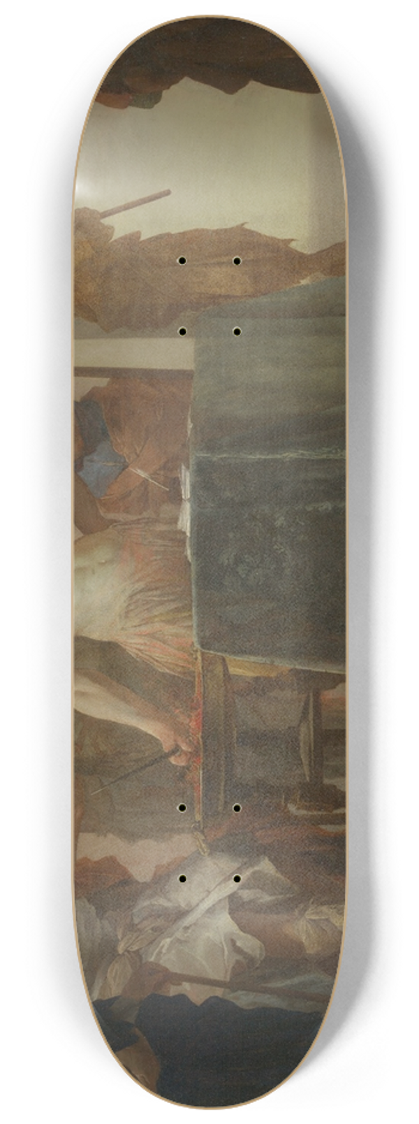 Bernardo Cavallino - Mucius Scaevola Confronting King Porsenna 8.25 inch art skate deck