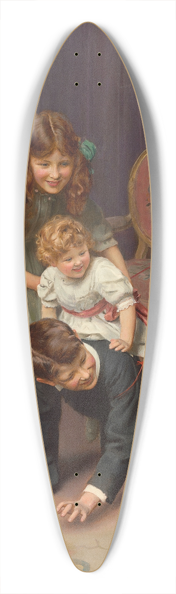 Arthur John Elsley - Gee-up 39.3 inch art pintail longboard deck