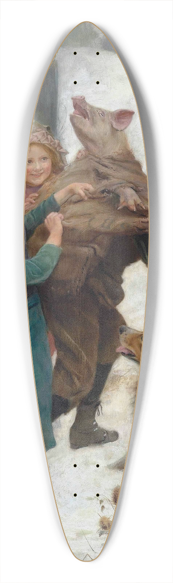 Arthur John Elsley - Hold Tight 39.3 inch art pintail longboard deck