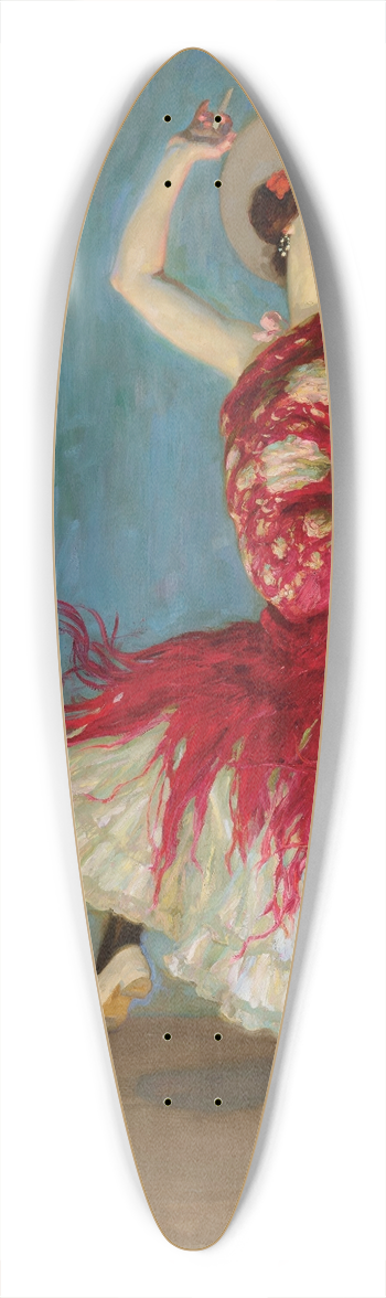 Arthur Kampf - Spanische Tnzerin 39.3 inch art pintail longboard deck
