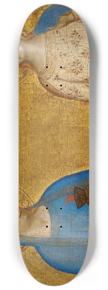 Bernardo Daddi - Saints Lucy and Catherine of Alexandria 8.25 inch art skate deck