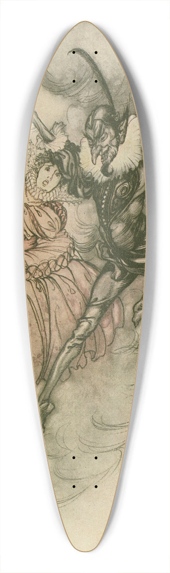 Arthur Rackham - A grand pas de deux performed in the very first style by these two. 39.3 inch art pintail longboard deck