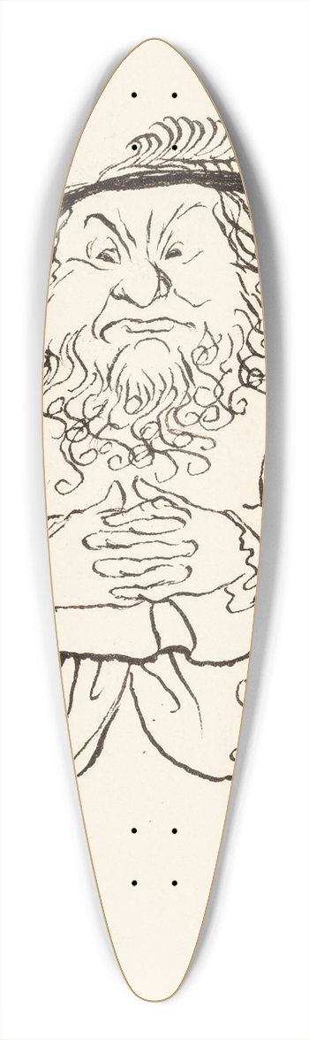 Arthur Rackham - Rip Van Winkle 39.3 inch art pintail longboard deck