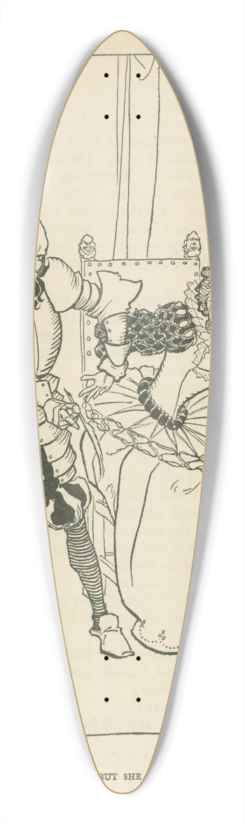 Arthur Rackham - She did not mind death, but she could not stand pinching. 39.3 inch art pintail longboard deck