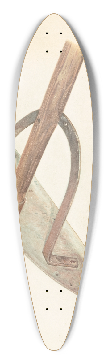 Arthur Stewart - Amana Bakers Hoe 39.3 inch art pintail longboard deck
