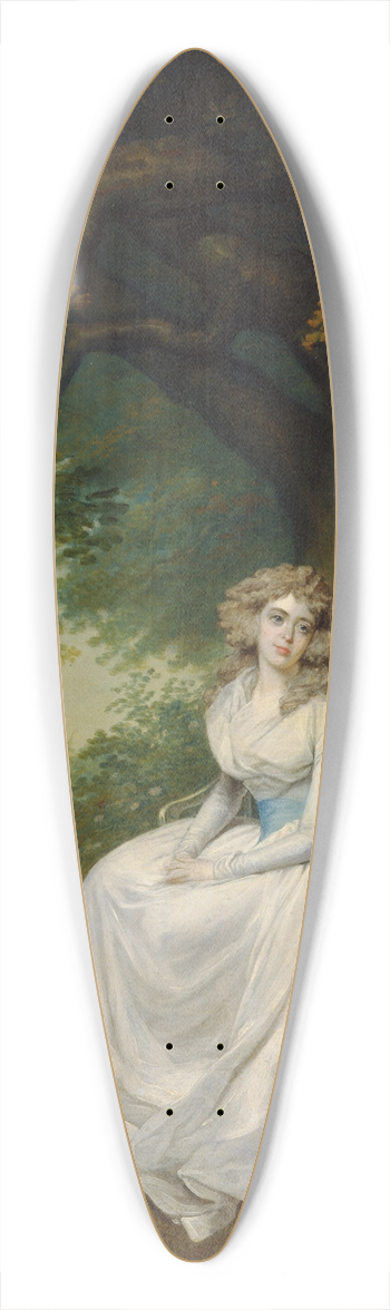 Arthur William Devis - Frances, Lady Chambers (ne Wilton) 39.3 inch art pintail longboard deck