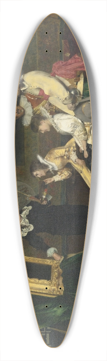 Arturo Ricci - In the Studio 39.3 inch art pintail longboard deck