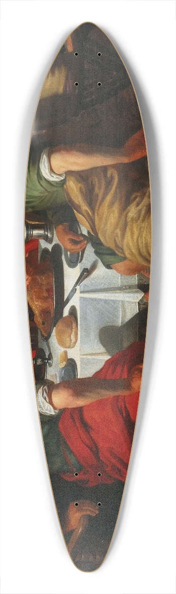 Artus Wolfaerts and Workshop - The Last Supper 39.3 inch art pintail longboard deck