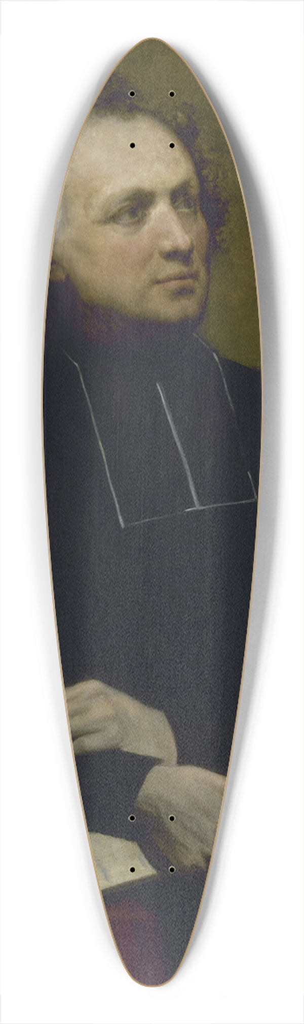 Ary Scheffer - Portrait of Father Gaspard Deguerry 39.3 inch art pintail longboard deck
