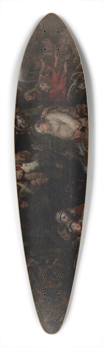Ary Scheffer - The Retreat of Napoleons Army from Russia in1812 39.3 inch art pintail longboard deck