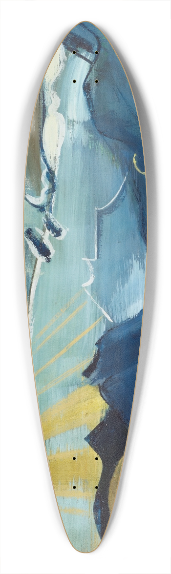 August Babberger - Balmalp With Schchental And Urirotstock 39.3 inch art pintail longboard deck