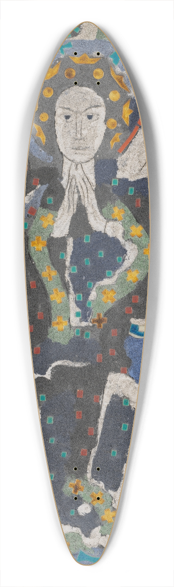 August Babberger - Grosser Engel 39.3 inch art pintail longboard deck