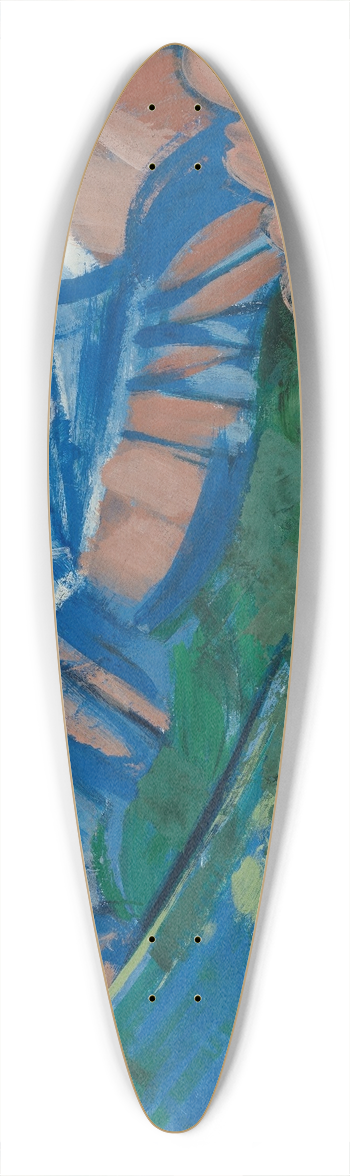 August Babberger - Landschaft 39.3 inch art pintail longboard deck