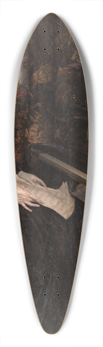 Auguste Levque - Miss Stevens 39.3 inch art pintail longboard deck
