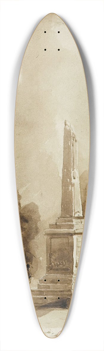 Auguste-Sbastien Bnard - LOblisque du Pr Catelan. 39.3 inch art pintail longboard deck