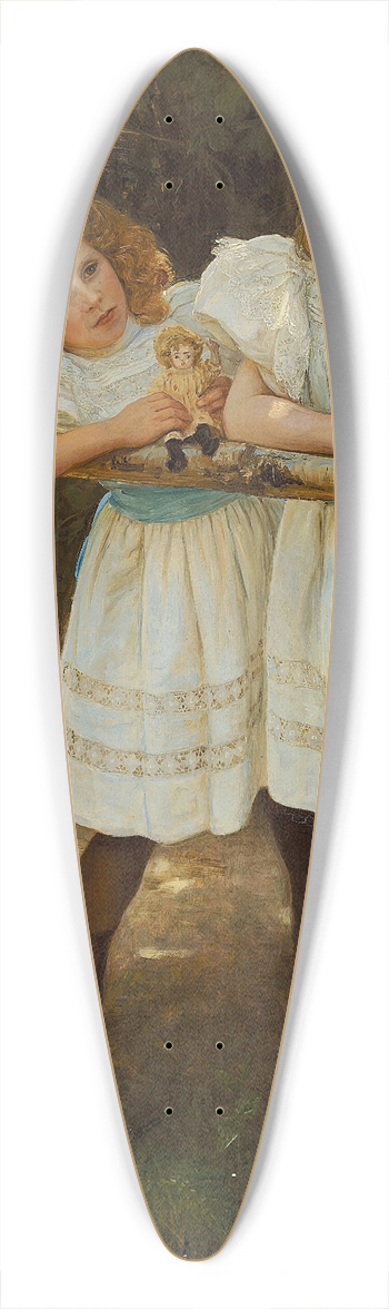 August Jerndorff - Gerda and Elin 39.3 inch art pintail longboard deck