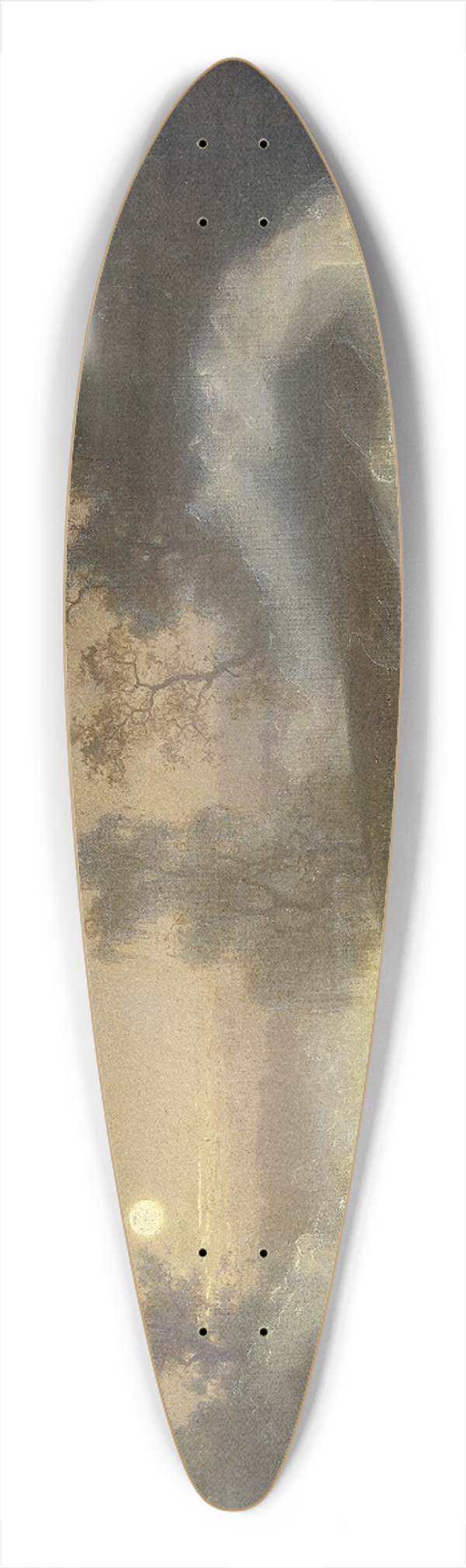 August Malmstrm - Dancing Fairies 39.3 inch art pintail longboard deck