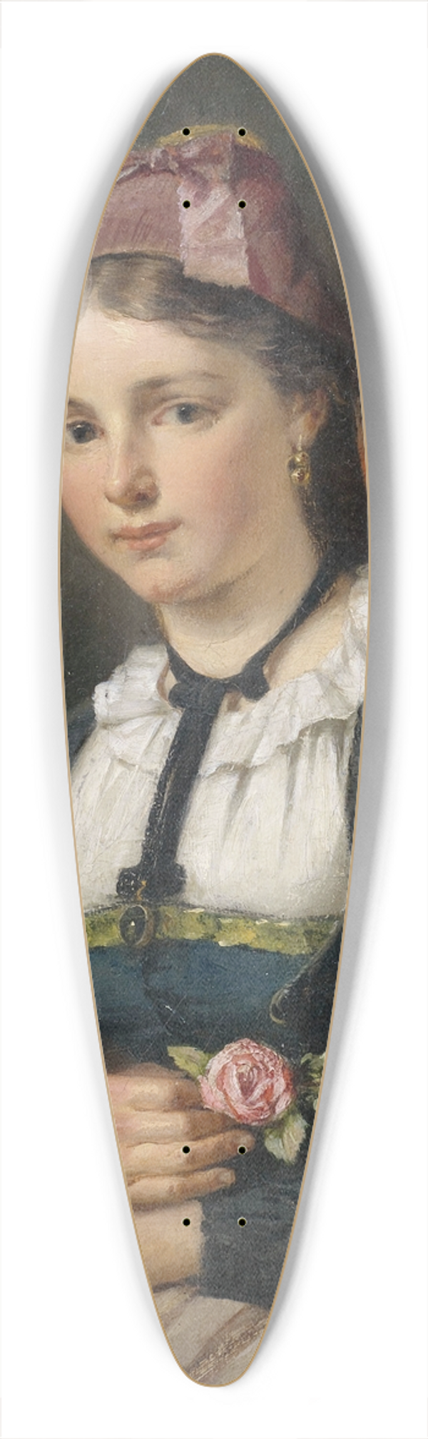 August Mller - Schwarzwaldmdchen 39.3 inch art pintail longboard deck