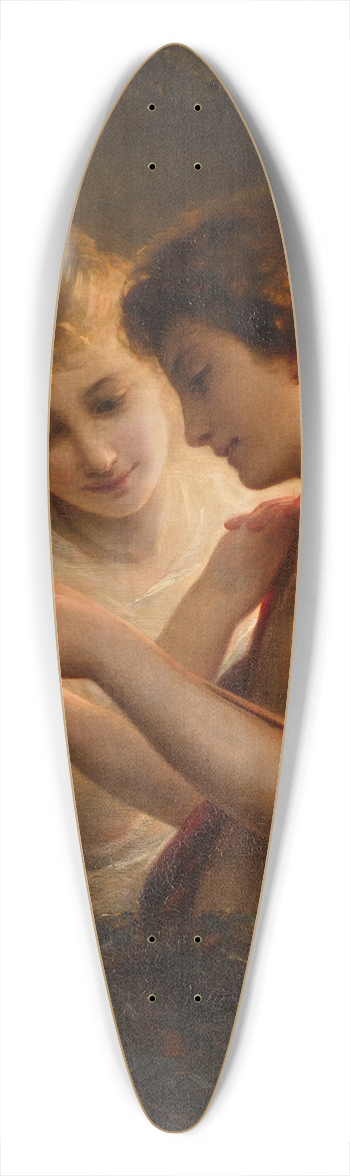 August Riedel - Cupid and Psyche 39.3 inch art pintail longboard deck