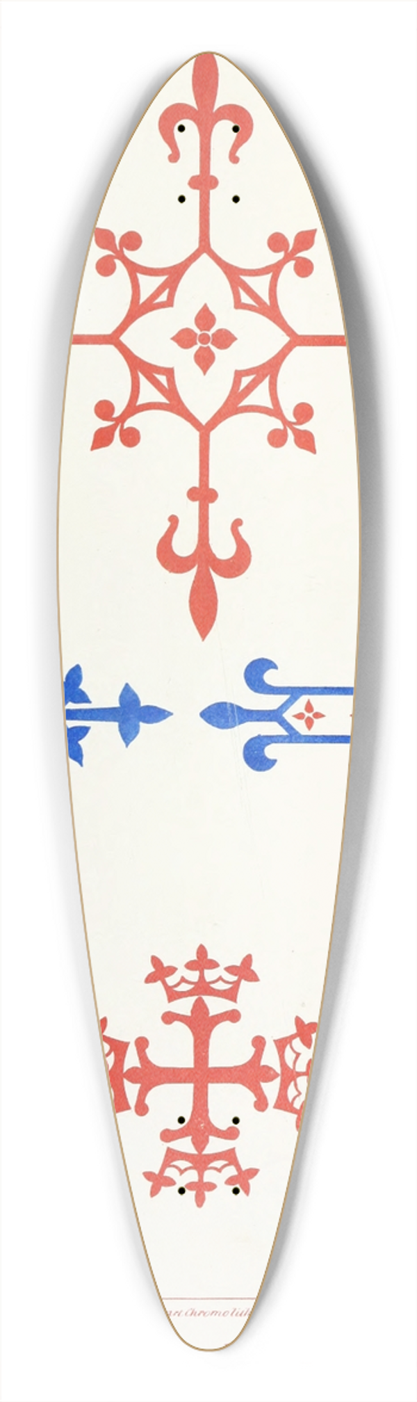 Augustus Pugin - Crosses for marking Church Linen 39.3 inch art pintail longboard deck
