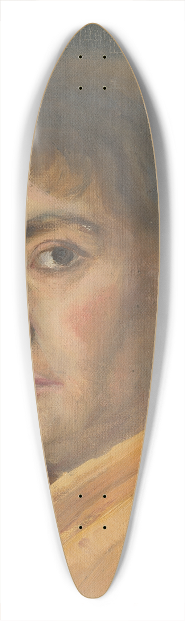 Aurel Ballo - Head Study of a Woman with an Earring 39.3 inch art pintail longboard deck