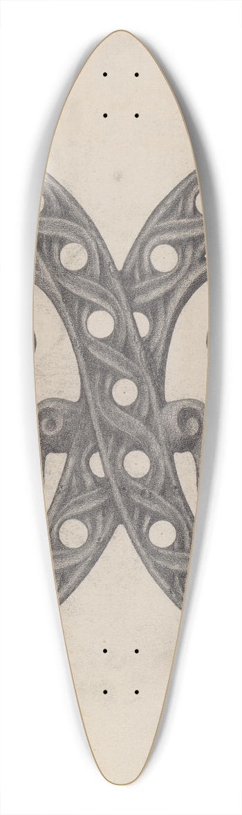 Austin L. Davison - Gate 39.3 inch art pintail longboard deck