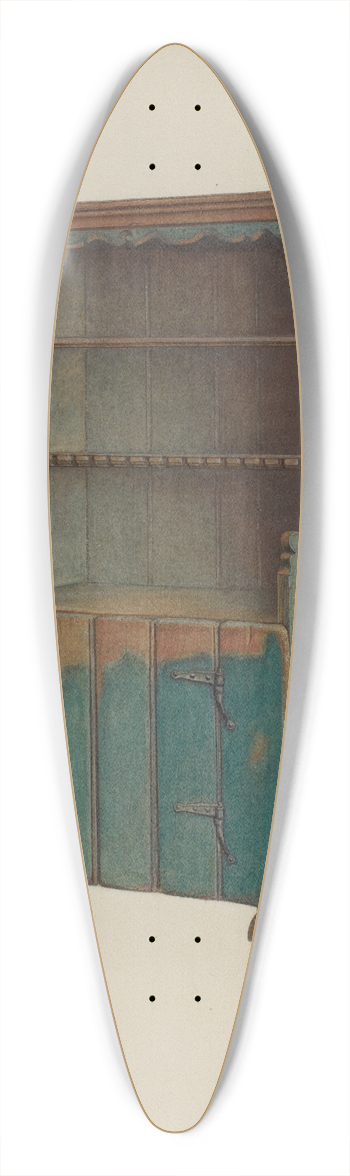 Austin L. Davison - Pa. German Dresser 39.3 inch art pintail longboard deck