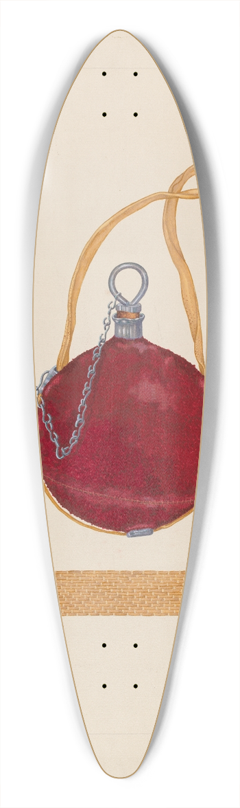 A. Zimet - Canteen 39.3 inch art pintail longboard deck