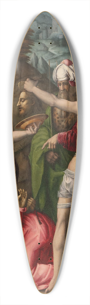 Bacchiacca - The Beheading of John the Baptist 39.3 inch art pintail longboard deck