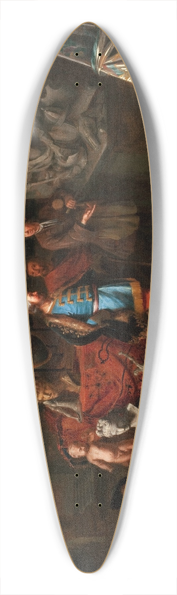 Balthasar Van Den Bossche - Atelier of a Sculptor 39.3 inch art pintail longboard deck