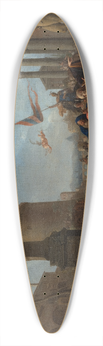 Bartholomeus Breenbergh - The Martyrdom of Saint Lawrence 39.3 inch art pintail longboard deck