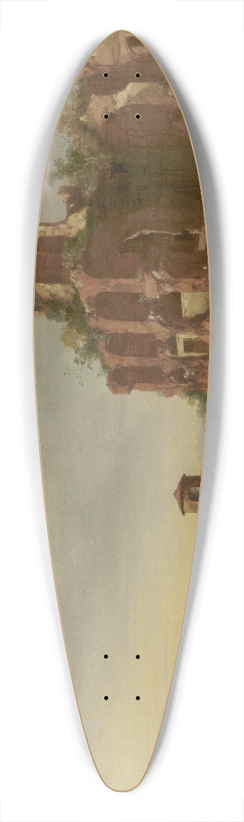 Bartholomeus Breenbergh - The Stoning of Saint Stephen 39.3 inch art pintail longboard deck