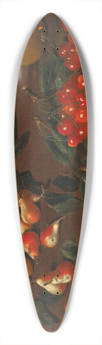 Bartolomeo Bimbi - Pears, apricots, cherries and plums 39.3 inch art pintail longboard deck