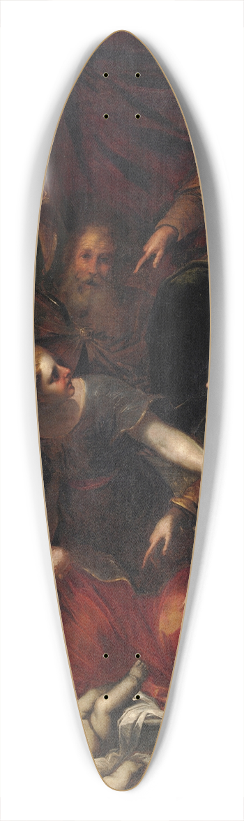 Bartolomeo Biscaino - The Judgement of Solomon 39.3 inch art pintail longboard deck