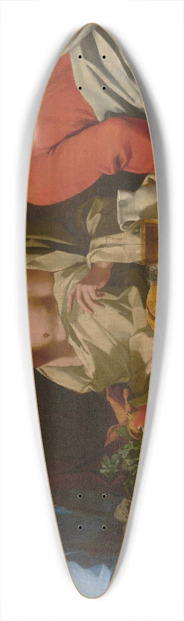 Bartolomeo Cavarozzi - The Supper at Emmaus 39.3 inch art pintail longboard deck