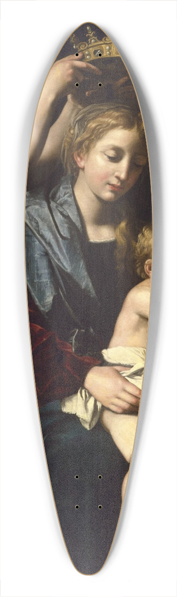 Bartolomeo Cavarozzi - Virgin and Child with Angels 39.3 inch art pintail longboard deck