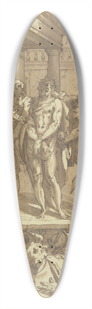 Bartolomeo Passarotti - Ecce Homo 39.3 inch art pintail longboard deck