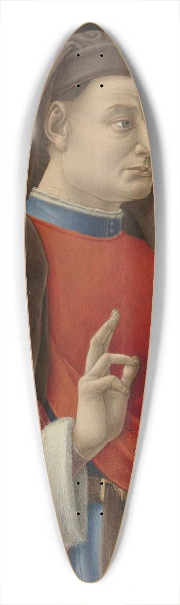 Bartolomeo Vivarini - Saint Cosmas (or Damian) 39.3 inch art pintail longboard deck