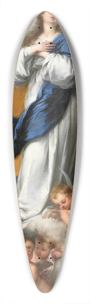 Bartolom Estebn Murillo - The Immaculate Conception 39.3 inch art pintail longboard deck