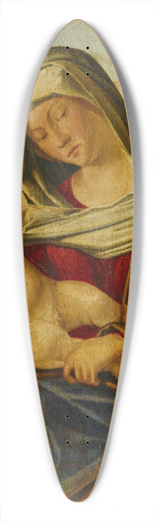 Benedetto Diana - The Virgin with Child and the Infant Saint John the Baptist 39.3 inch art pintail longboard deck