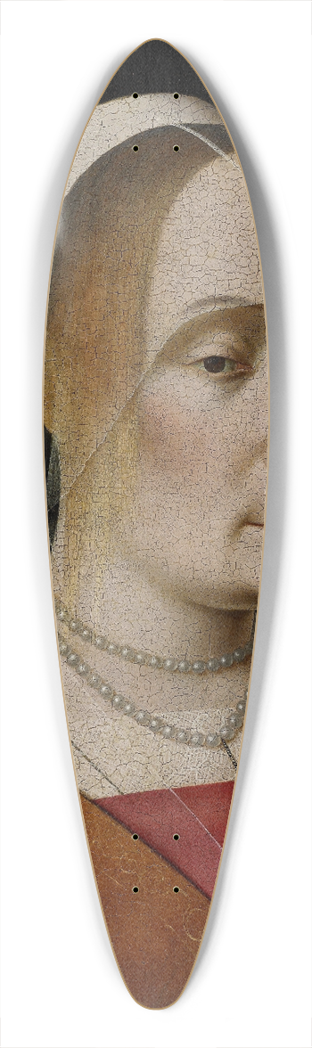 Benedetto Ghirlandaio - Portrait of a Lady 39.3 inch art pintail longboard deck