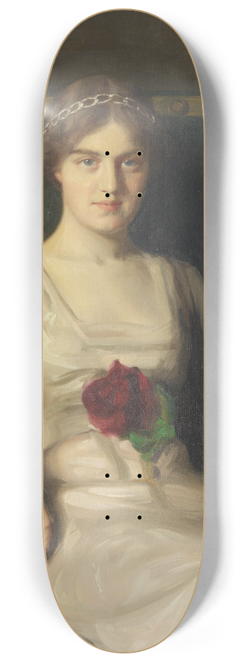 Bernhard sterman - Portrait of Princess Maria Pavlovna of Russia 8.25 inch art skate deck