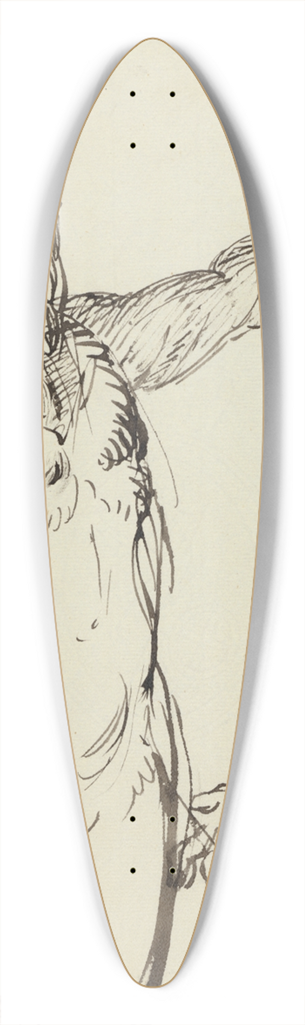 Benjamin Robert Haydon - Study of a Man with Outstreched Arm 39.3 inch art pintail longboard deck