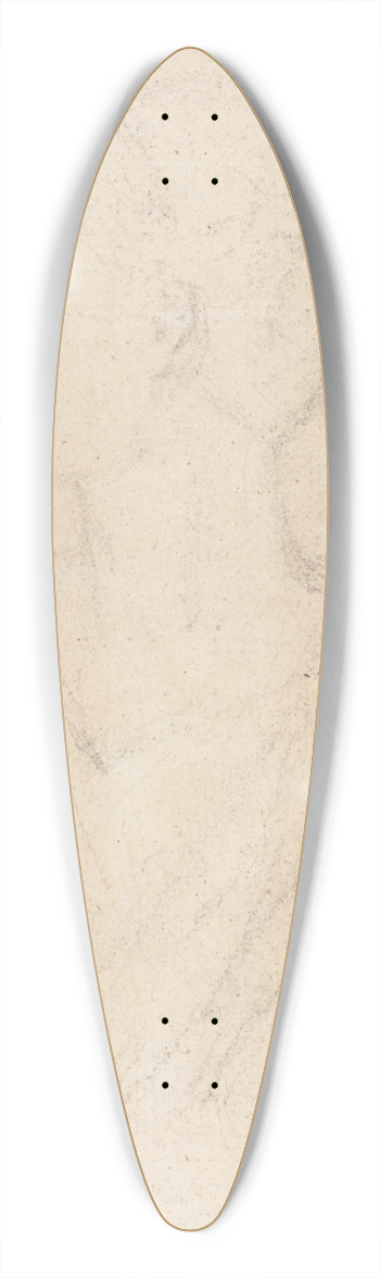 Benjamin Robert Haydon - Study of the Statue of Diana in the Vatican (verso) 39.3 inch art pintail longboard deck