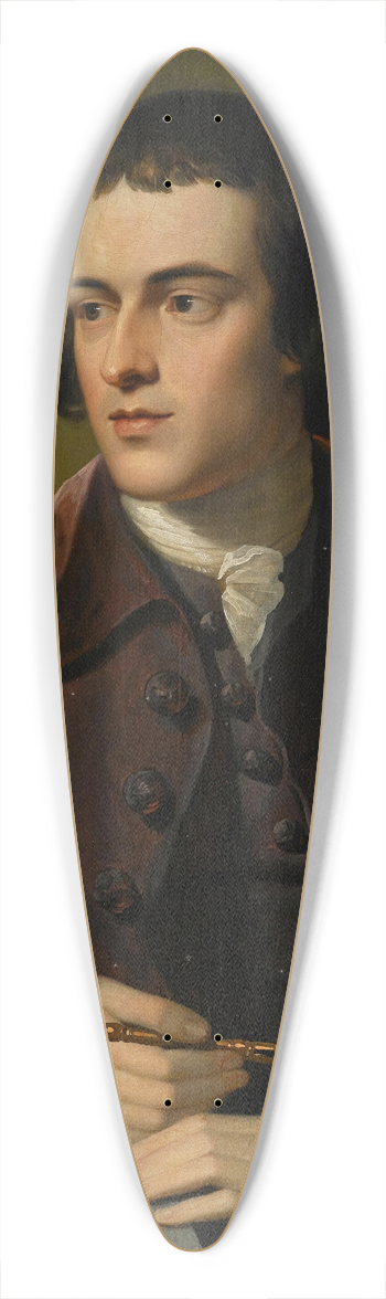 Benjamin West - A portrait of John Grey 39.3 inch art pintail longboard deck