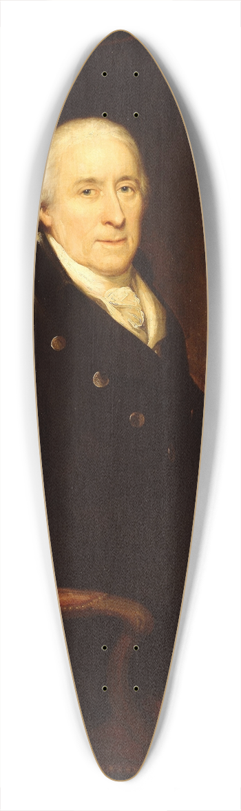 Benjamin West - Portrait of a Man 39.3 inch art pintail longboard deck