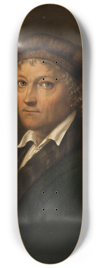 Bernhard Von Gurard - Portrait Of Thorvaldsen 8.25 inch art skate deck
