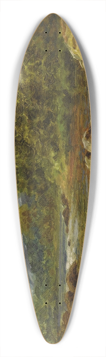 Benjamin Williams Leader - A View on the Lamar 39.3 inch art pintail longboard deck