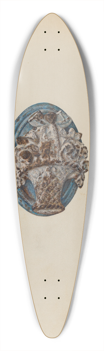 Ben Lassen - Door Knocker 39.3 inch art pintail longboard deck